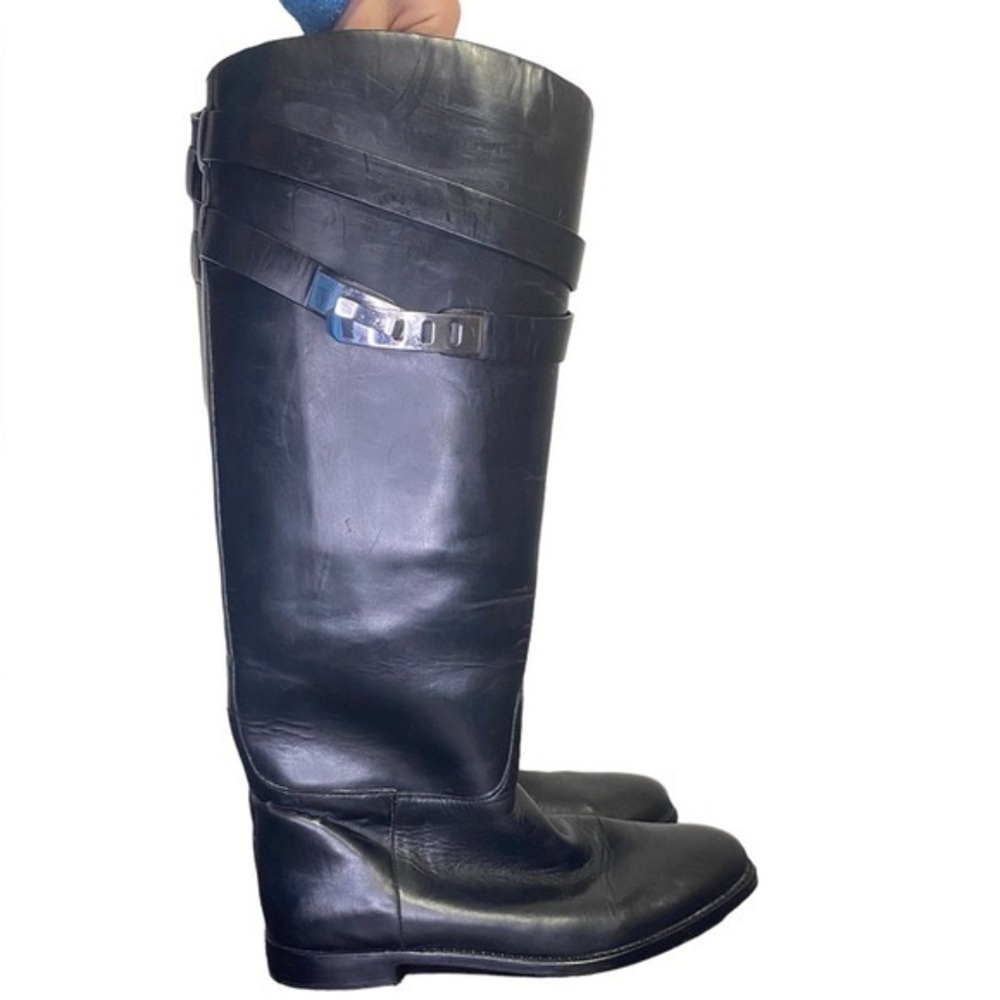 Vero Cuoio Italian Leather Black Riding Boots Women’s 9.5